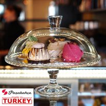 Тортовница с крышкой на ножке 32см. Patisserie PAŞABAHÇE - 95200-1 95200-1 фото