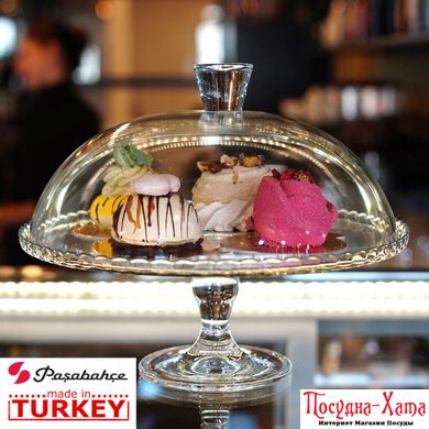 Тортовница с крышкой на ножке 32см. Patisserie PAŞABAHÇE - 95200-1 95200-1 фото