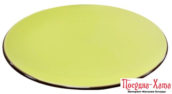 Тарілка Limited Edition TERRA 26.7см /обід. /зелен. (YF6037-1)