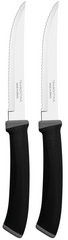 Набори ножів TRAMONTINA FELICE black ніж д/стейка зубчатий 127мм 2шт (23492/205)