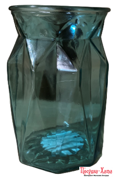 Ваза VIVA AURORA / 15 см /синий (6841719)