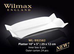 Wilmax Блюдо глубокое фигурное 25х12см WL-992582 WL-992582 фото