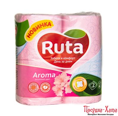 Папір туалетний спайка 4 рулони RUTA - Ruta5-3 Ruta 5-3 фото