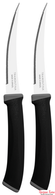 Наборы ножей TRAMONTINA FELICE black нож д/томатов 102мм 2шт (23495/204)