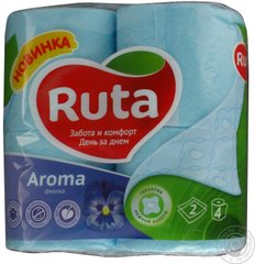 RUTA Туалетная бумага упаковка 4 рулона - Ruta5-4, В наявності