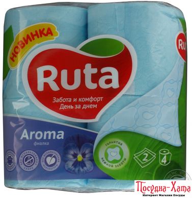 Папір туалетний спайка 4 рулони RUTA - Ruta5-4 Ruta 5-4 фото