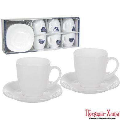 Сервіз чайний 12 предметів* Luminarc Carine White - Q0881 N6430 фото