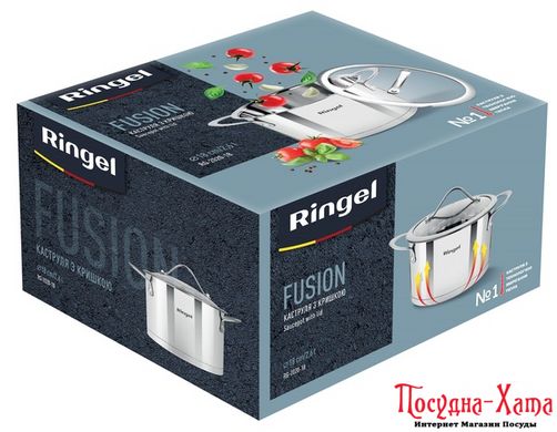 pot RINGEL FUSION кастрюля 18 см 2.6л (RG 2020-18)