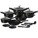 BERLINGERHAUS Metallic Black Набор посуды 15 предметов BH-1664N BH-1664N фото 1