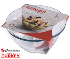 Салатник жароміцний 1,9 л Borcam Mix & Prep Pasabahce &ndash; 59514 59514 фото
