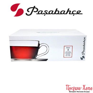Набір чайний 12 предметів 240мл. Basic Pasabahce - 97948 97948 фото