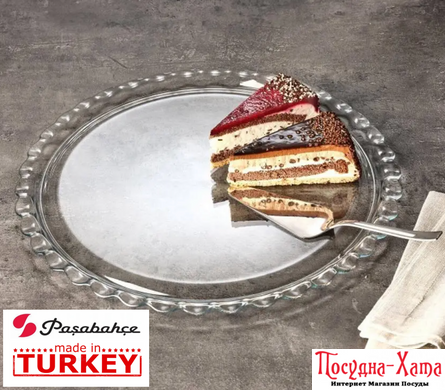 Блюдо для торта максі 37см Patisserie PAŞABAHÇE - 10539 10539 фото