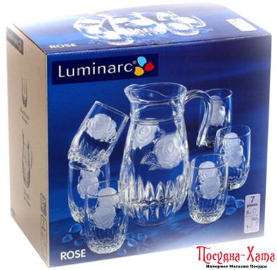Luminarc Structure Rose Набор для напитков 7 предметов G5129 G5129 фото