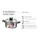 Ківш 2.2 л. з кришкою 16 см. Solar Baquelite Tramontina - 62727/160 62727/160 фото 6