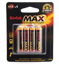 Батарейка алкалайн мініпальчик Kodak R3 Max LR03 BL2- 952813 952813 фото