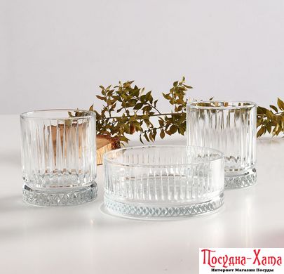 Набір для віскі 2 склянки 355мл.+ємність 510мл. Elysia Paşabahçe - 96817 96817 фото