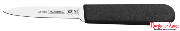 Нож TRAMONTINA PROFISSIONAL MASTER black для овощей 76мм (24625/003)