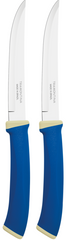 Набори ножів TRAMONTINA FELICE blue ніж д/стейка гладкий 127мм 2шт (23493/215)