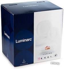 Luminarc Carine White Сервиз столовый 19 пр. - N2185 N2185 фото