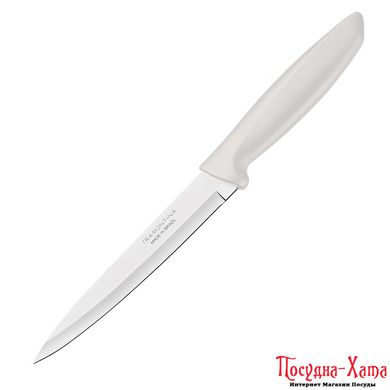 Нож TRAMONTINA PLENUS light grey разделочный 152мм инд. блистер (23424/136)