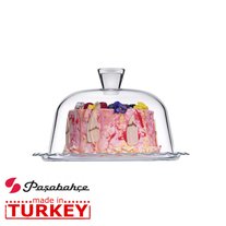 Блюдо Тортовница с крышкой 26.4 см. Patisserie Pasabahce 96874 96874 фото