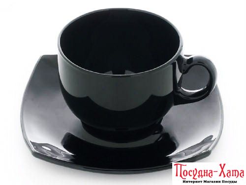 Luminarc Quadrato Black Набор чайный 220мл 8848 8848 фото