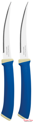Набори ножів TRAMONTINA FELICE blue ніж д/томатів 102мм 2шт (23495/214)
