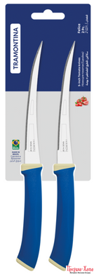 Наборы ножей TRAMONTINA FELICE blue нож д/томатов 127мм 2шт (23495/215)