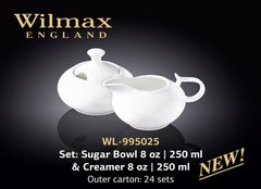 Wilmax Набір(цукорниця 250мл,молочник 250мл)-2пр Color WL-995025 WL-995025 фото