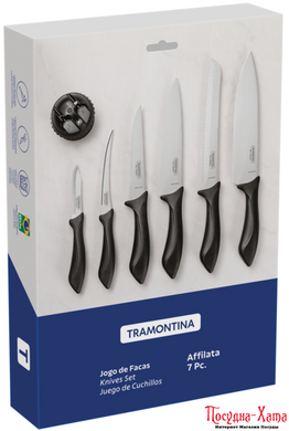 Набори ножів TRAMONTINA AFFILATA набір ножів 7 пр інд.бл.точило (23699/060)