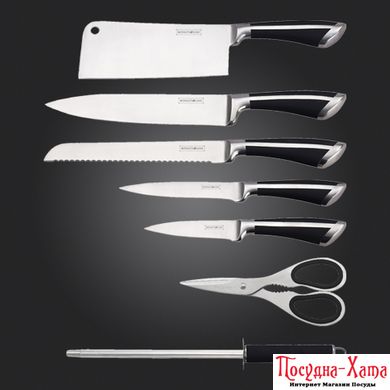 Набір кухонних ножів на підставці 8 предметів Royalty Line - RL KSS 700 RL KSS 700 фото