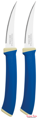 Набори ножів TRAMONTINA FELICE blue ніж д/томатів 76мм 2шт (23495/213)