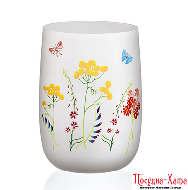 Ваза для квітів 18см. Herbal White Bohemia - b82510-OB458 b82510-OB458 фото