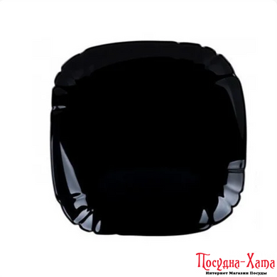 LUMINARC Lotusia Black Тарелка обеденная черная 25,5см - P7063 P7063 фото