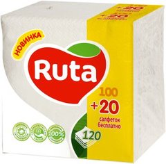 RUTA 3 Салфетки упаковка120шт. 24Х24см. - R74049, В наявності