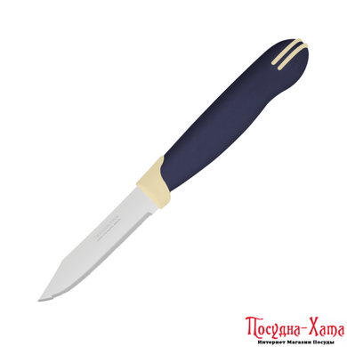 Набори ножів TRAMONTINA MULTICOLOR для овочів зубчатий 76 мм 2шт блист (23528/213)