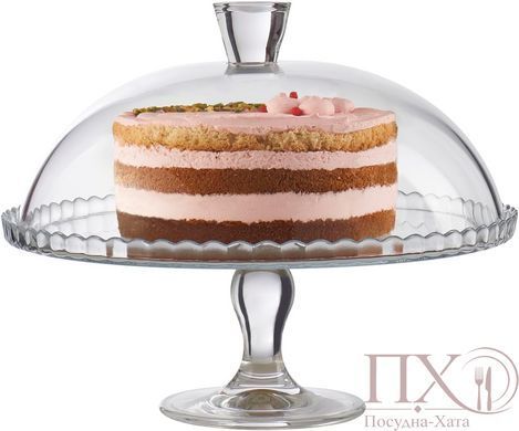 Блюдо&nbsp;Тортівниця&nbsp;з&nbsp;кришкою&nbsp;32&nbsp;см.&nbsp;Patisserie&nbsp;Pasabahce&nbsp;-&nbsp;95200 95200 фото