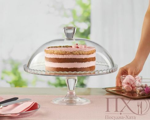 Блюдо&nbsp;Тортівниця&nbsp;з&nbsp;кришкою&nbsp;32&nbsp;см.&nbsp;Patisserie&nbsp;Pasabahce&nbsp;-&nbsp;95200 95200 фото