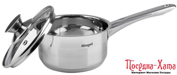 saucepot RINGEL Kinder Ковш 12 см (0.6 л) с крышкой (RG-4006-12)