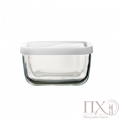 Контейнер харчовий з кришкою 420 мл Snowbox Pasabahce &ndash; 53733-12 53733-12 фото