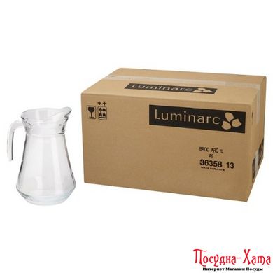 Глечик для напоїв 1л. LUMINARC ARCOROC - 36358 36358 фото