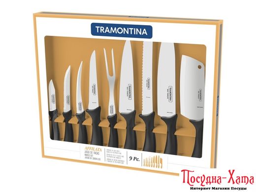 Набори ножів TRAMONTINA AFFILATA 9 пр інд.бл. (23699/051)