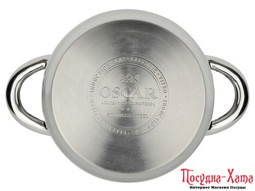 Набір посуду OSCAR MASTER Набір 6 пр.1.15л ківш + кастрюля(1.9л+3.6л) (OSR-4001/n)