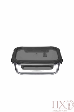 Контейнер 640 мл сіра кришка Lockie Lock Pasabahce &ndash; 530176Gy-4 530176Gy-4 фото