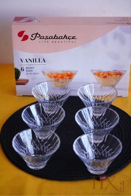 Салатники набір 6 шт. 10 см. 170 мл. Vanilla Pasabahce - 530436 530436 фото