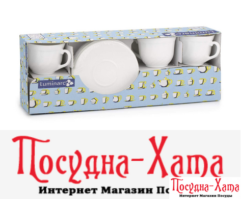 Сервіз чайний 220мол. 12 предметів Luminarc Trianon - E8845 E8845 фото