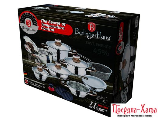 BERLINGERHAUS Thermo Controle Набор посуды 19 пред BH-1387 BH-1387 фото