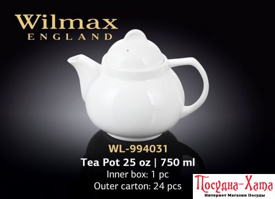 Wilmax Заварочный чайник 750мл Color WL-994031 WL-994031 фото