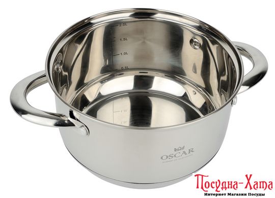 Набір посуду OSCAR NEST Набір 4 пр. кастрюля(1.7л+3.15л) (OSR-4000)