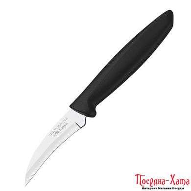 Нож TRAMONTINA PLENUS black н-р ножей 3пр (томат, овощ, шкурка) инд.бл (23498/012)